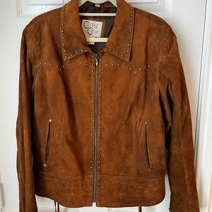 Women's Western Leather Jacket (Cripple Creek Western Wear) - Size XXL